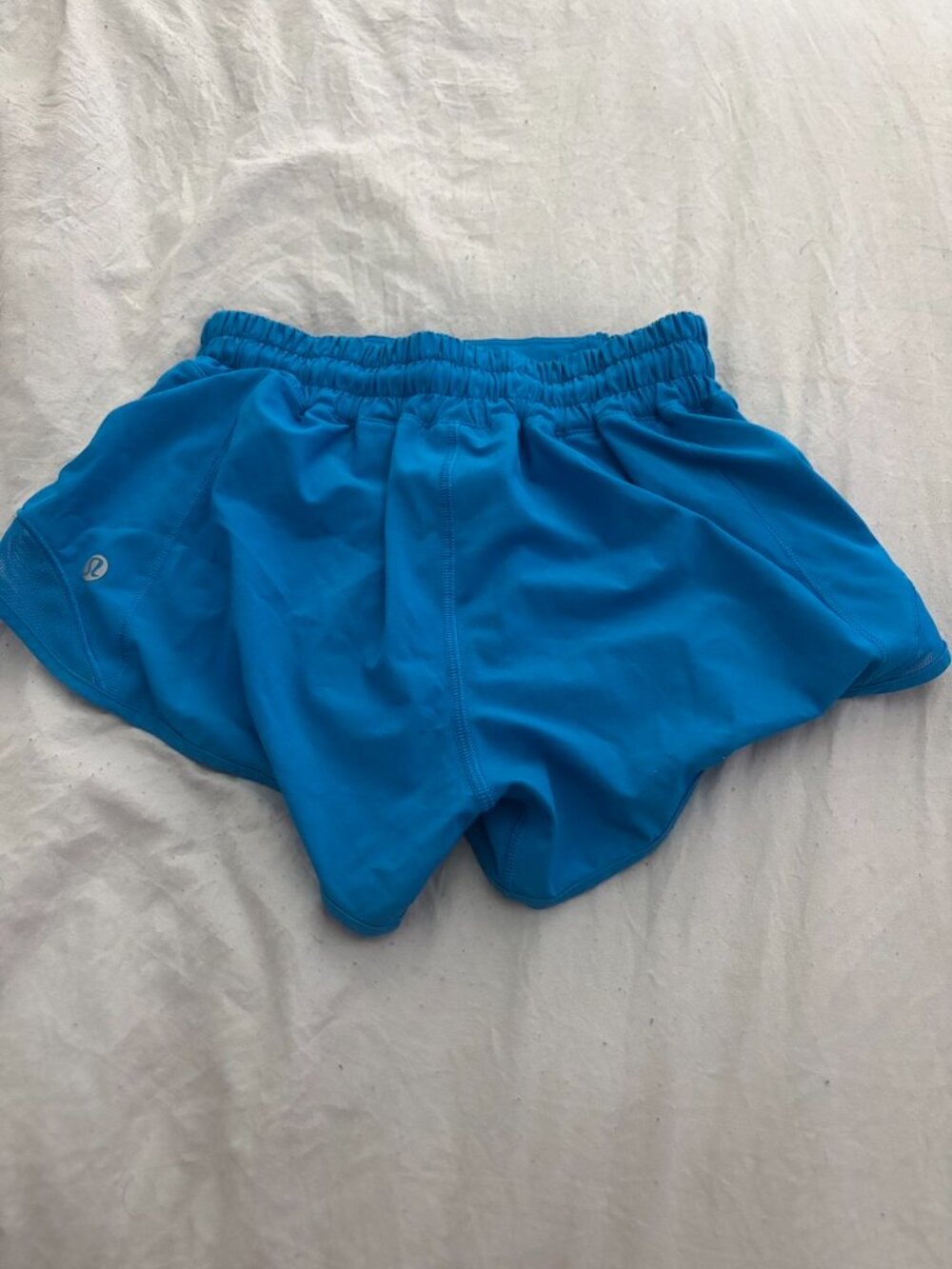 Blue Lululemon Hotty Hot Shorts Size 2 - Picture 2 of 3